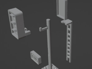 Railroad signal free way Modelo de impresión 3D