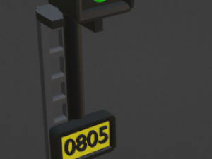 Railroad signal free way Modelo de impresión 3D
