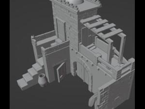 Inn Diorama for Nativity Scene 3D-Druckmodell