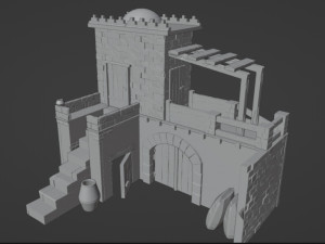 Inn Diorama for Nativity Scene 3D 打印模型