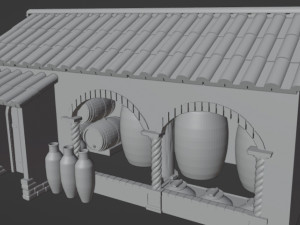 Store Wines Ancient Rome Model do druku 3D
