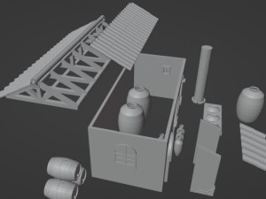 Store Wines Ancient Rome 3D 打印模型