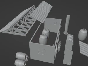 Store Wines Ancient Rome 3D Print Model