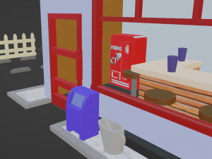Gas station from the 60s 3Dプリントモデル