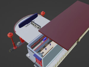 Gas station from the 60s 3D Print Model