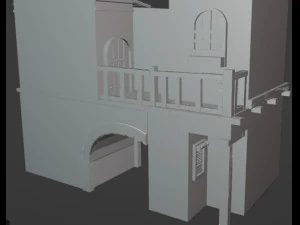 Domus Ancient Roman Housing 3D Print Model