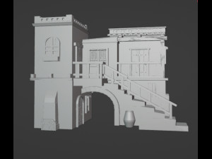 Domus Ancient Roman Housing 3D प्रिंट मॉडल