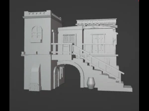 Domus Ancient Roman Housing 3D Print Model