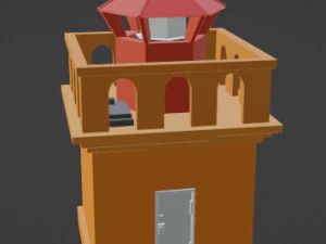 SVORTULOFT LIGHTHOUSE AND HAFNARNES LIGHTHOUSE ICELAND 3D Print Model