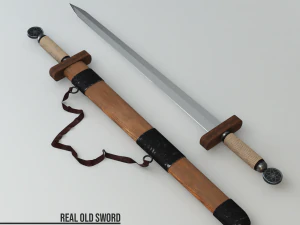 naprawdę stary miecz Model 3D