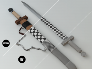 real old sword 3D Model