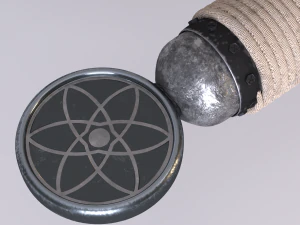 naprawdę stary miecz Model 3D