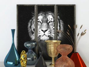 zestaw dekoracyjny m7 Model 3D