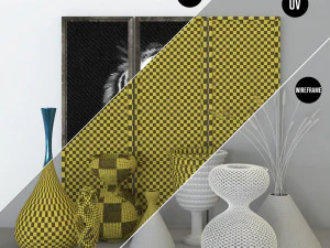 conjunto decorativo m7 Modelo 3D