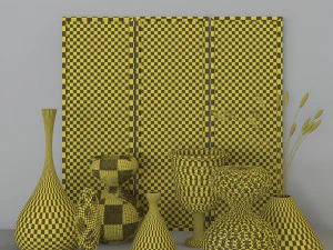conjunto decorativo m7 Modelo 3D