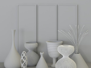 decorative set m7 3D Model