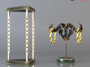 conjunto de luminária de mesa m7 Modelo 3D