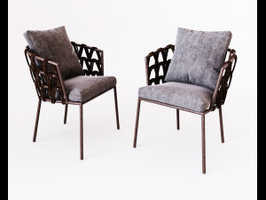 vincent sheppard leo garden dining chair Modelo 3D