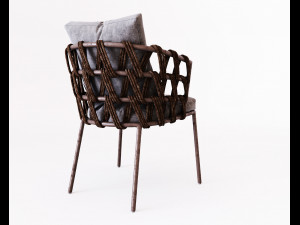 vincent sheppard leo garden dining chair Modelo 3D