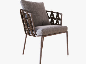 vincent sheppard leo garden dining chair Modelo 3D
