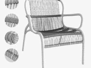 vincent sheppard loop lounge chair 3D मॉडल