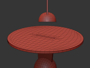 brancusi table Model 3D