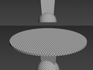 brancusi table Model 3D