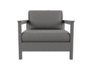 varaschin butaca madera teca 3D 모델