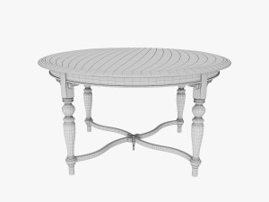 exterio table 3D 模型