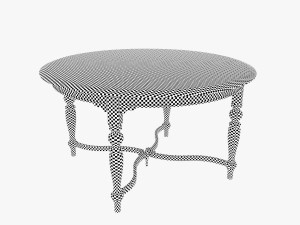 exterio table 3D 模型