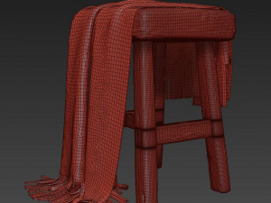 versmissen stool 3D 모델