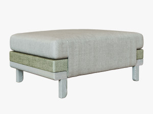 fauteuil basil pouf otto Modelo 3D
