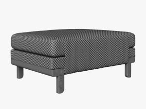 fauteuil basil pouf otto Modelo 3D