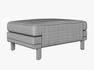fauteuil basil pouf otto Modelo 3D