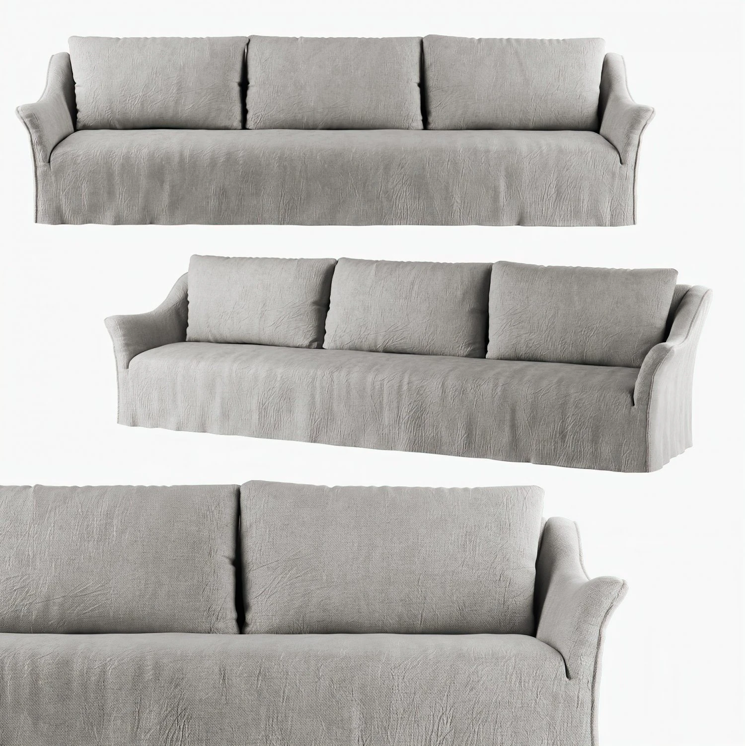 oliver gustav sofa 3D Model .c4d .max .obj .3ds .fbx .stl .blend 