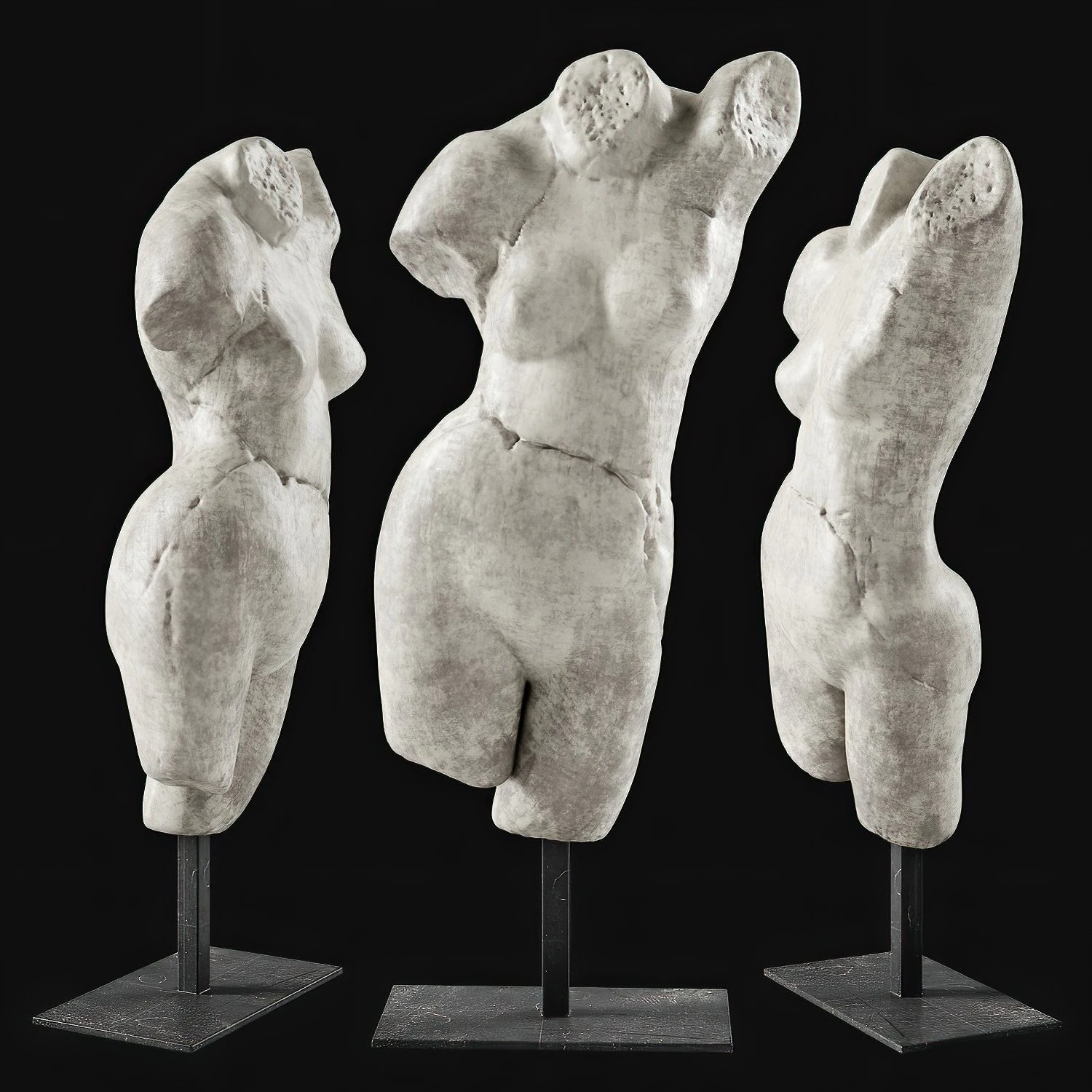 sculpture of venus 3D Model .c4d .max .obj .3ds .fbx .stl .blend 
