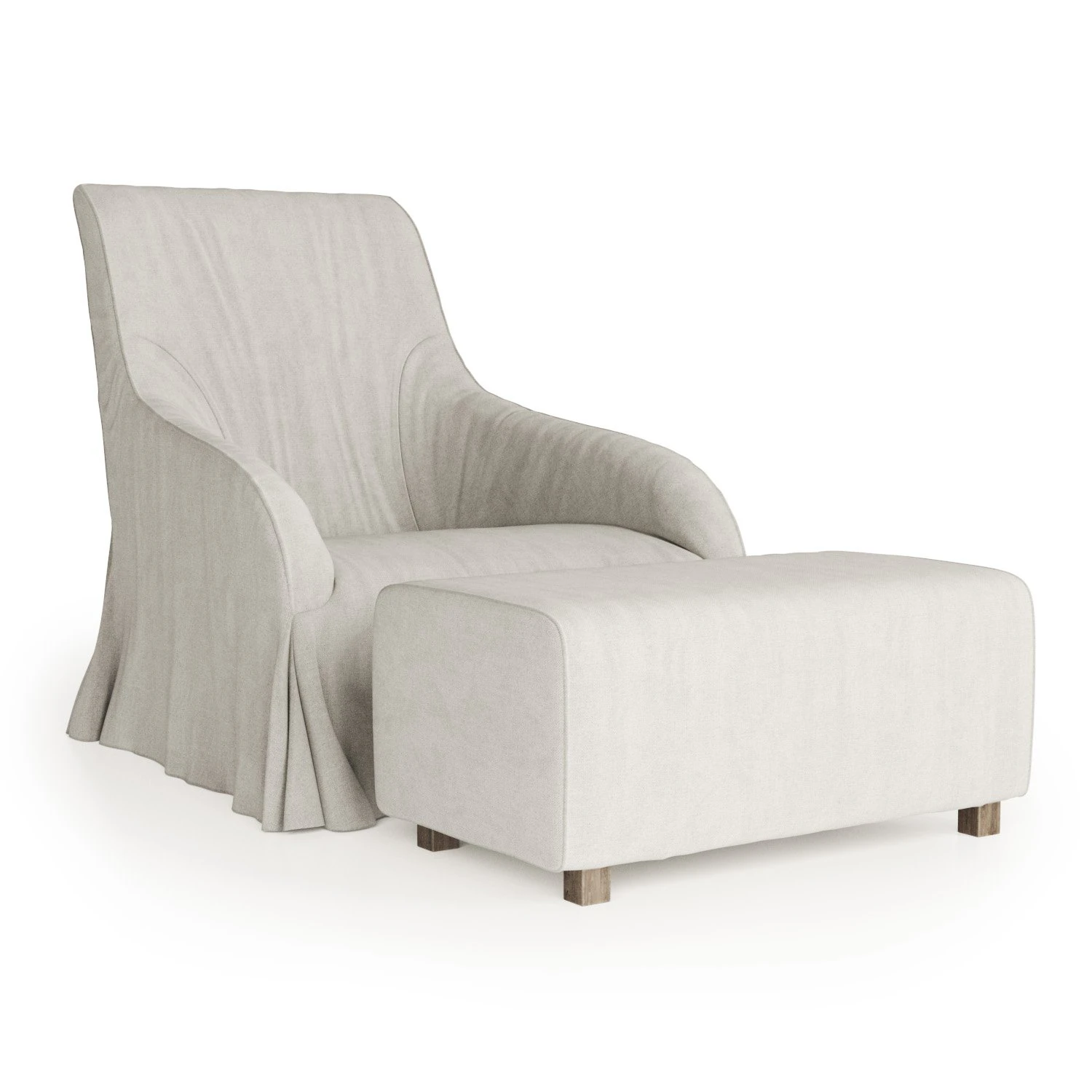 kalos armchair 3D Model .c4d .max .obj .3ds .fbx .stl .blend 