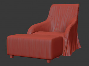 kalos armchair 3D 모델