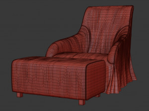 kalos armchair 3D 모델