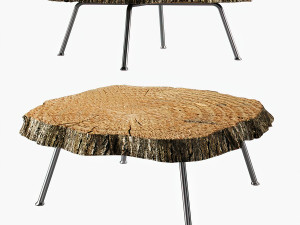 wood coffee table 3D Model