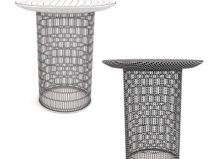 tavolo in rete kettal Modello 3D