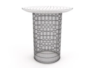 tavolo in rete kettal Modello 3D