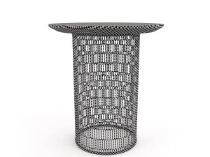 tavolo in rete kettal Modello 3D