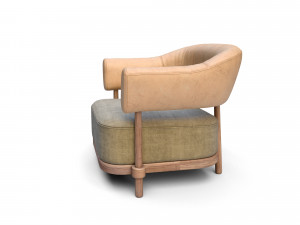 christophe delcourt gum armchair Modello 3D
