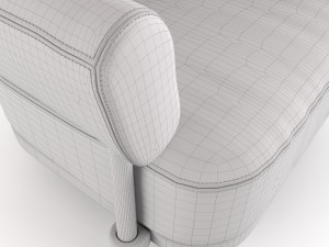 christophe delcourt gum armchair Modello 3D