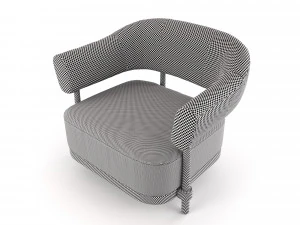 christophe delcourt gum armchair 3D Model