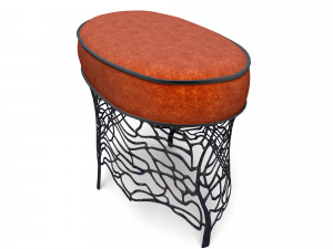 fan tabouret Modello 3D
