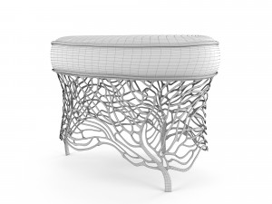 fan tabouret Modello 3D