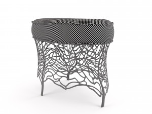 fan tabouret Modello 3D