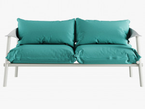 terramare two seats sofa 3D Model